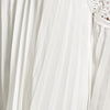 Lace Panel Long Sleeve Mini Chiffon Cami Dress