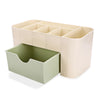 Multi-compartment Desktop Cosmetic Storage Box Container