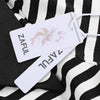 Striped A Line Plus Size Dress
