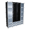 Multi-use 24 Cube Clothes Closet Modular Wardrobe