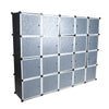 Assembled 20 Cube Clothes Closet Modular Wardrobe