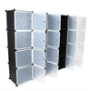 Assembled 20 Cube Clothes Closet Modular Wardrobe