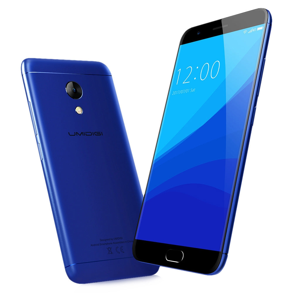 UMIDIGI C2 4G Smartphone Android 7.0 5.0 inch MTK6750T Octa Core 1.5GHz 4GB RAM 64GB ROM 13.0MP Rear Camera 4000mAh Battery