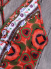 Tribal Print Floral Backless Swimsuit