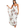 Chiffon Floral Convertible Sarong Wrap Cover Up Dress