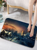 Fairy Tale Castle Shower Curtain and Rug