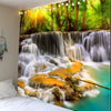 Mountain Waterfalls Printed Home Decor Tapestry