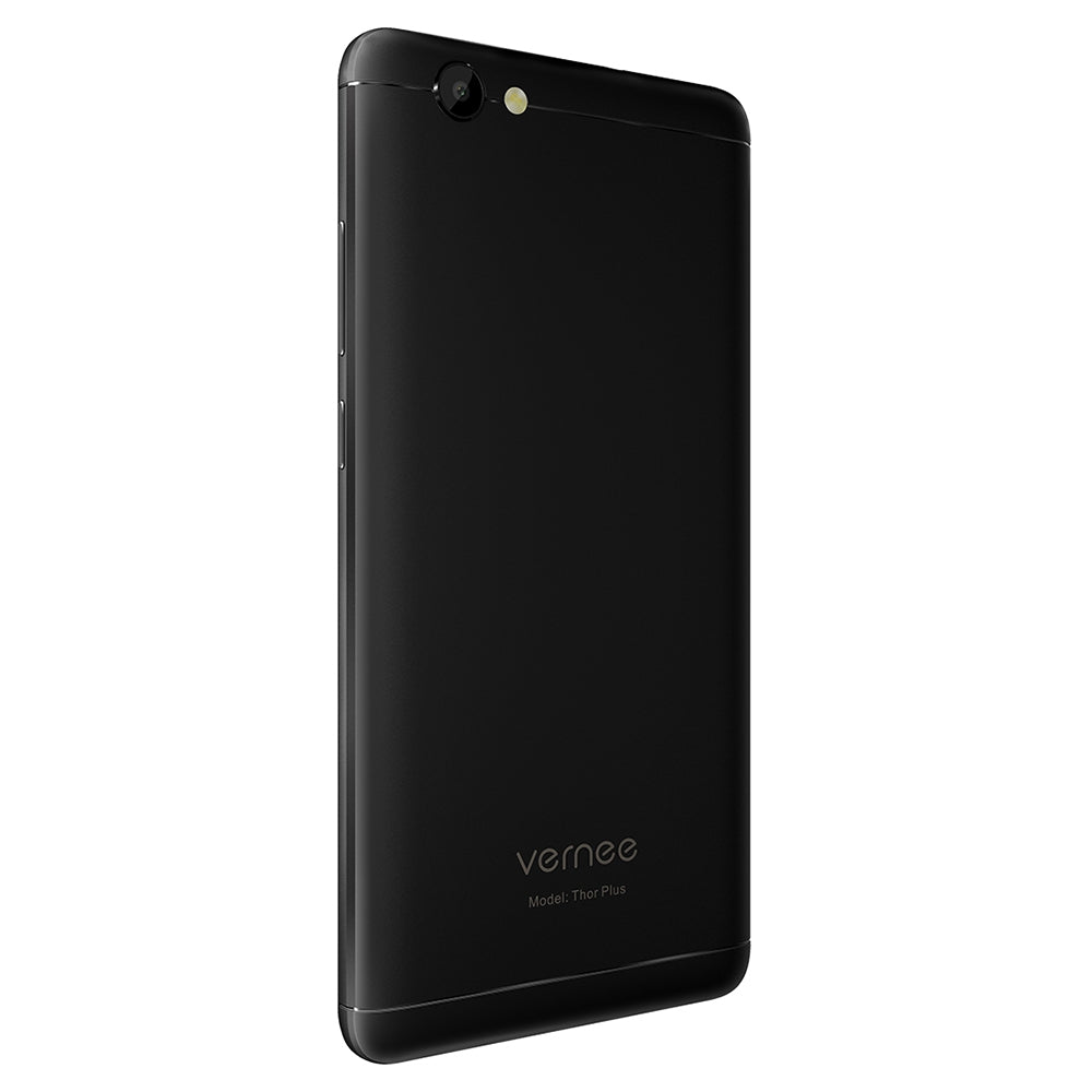 Vernee Thor Plus 4G Phablet 5.5 inch Android 7.0 MTK6753 Octa Core 1.3GHz 3GB RAM 32GB ROM Fingerprint Scanner 6200mAh Battery Full Metal Body Front Touch Sensor 13.0MP Rear Camera