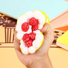 Squeezing Strawberry Cake Slow Rising Cream Scented Release Stress Toy