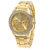 Women Fashionable Exquisite Quartz Watch with Artificial Diamonds