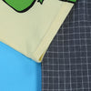 2pcs Kids Boys Casual Cartoon Printed T-shirt Plaid Crop Pants
