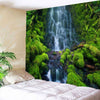 Layered Waterfall Mountain Waterproof Wall Tapestry