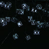 SS - 16 Waterproof Solar Powered Letter String Lamp Christmas Decor