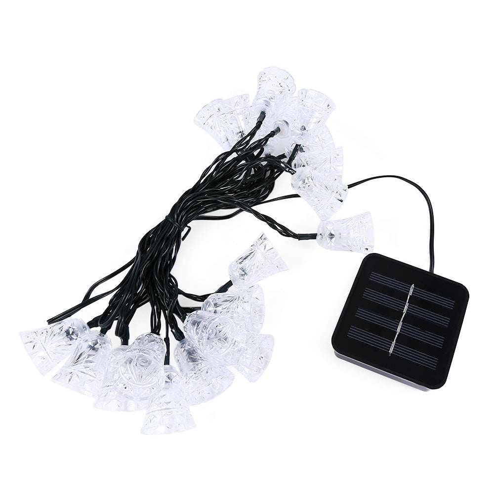 SS - 20 - 3 Solar Powered 20 LEDs Jingle Bell Shape String Light - Thumbnail 4