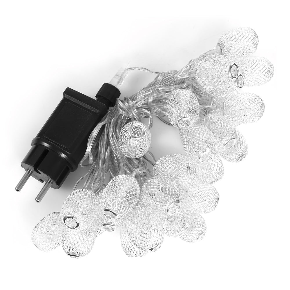 30 LEDs Iron Oval Lantern String Light - Thumbnail 3