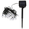 SS - 22 Solar Powered Waterproof 20 LEDs Diamond String Lamp