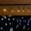 SS - 22 Solar Powered Waterproof 20 LEDs Diamond String Lamp