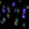 SS - 22 Solar Powered Waterproof 20 LEDs Diamond String Lamp