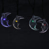 SS - 21 Solar Powered Waterproof 20 LEDs Lovely Moon String Lamp