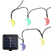 SS - 21 Solar Powered Waterproof 20 LEDs Lovely Moon String Lamp