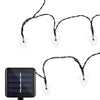 SS - 33 Solar Powered Waterproof 20 LEDs Xmas Tree String Lamp