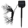 SS - 33 Solar Powered Waterproof 20 LEDs Xmas Tree String Lamp