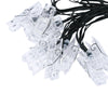 SS - 27 Solar Powered Waterproof Clip Shape String Lamp Light