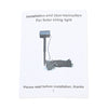 SS - 27 Solar Powered Waterproof Clip Shape String Lamp Light