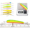 Proberos DWMI009 60-piece Set ABS Plastic Classic Fishing Lures Hard Bait