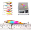 Proberos DWMI009 60-piece Set ABS Plastic Classic Fishing Lures Hard Bait