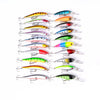 Pro Beros DWS251 ABS Plastic Classic Fishing Lures Minnow Hard Bait 20pcs Set