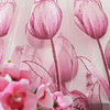 Floral Tulle Voile Burnt-out Window Curtain 100 x 250cm
