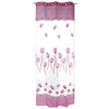 Floral Tulle Voile Burnt-out Window Curtain 100 x 250cm