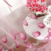 Floral Tulle Voile Burnt-out Window Curtain 100 x 250cm