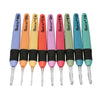 9pcs Crochet Hooks with LED Light Knitting Needles Weave Tool