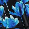 Flower Ink Print 50s Halter Swing Dress