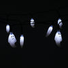 SS - 25 Solar Powered Waterproof 30 LEDs Cute Ghost String Lamp