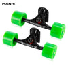 PUENTE 2pcs / Set Skateboard Truck with Wheel Riser Pad