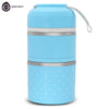Worthbuy Thermal Lunch Box Stainless Steel Food Container