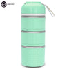 Worthbuy Thermal Lunch Box Stainless Steel Food Container