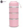 Worthbuy Thermal Lunch Box Stainless Steel Food Container