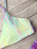 Tie Dye Spaghetti Strap Bikini Set