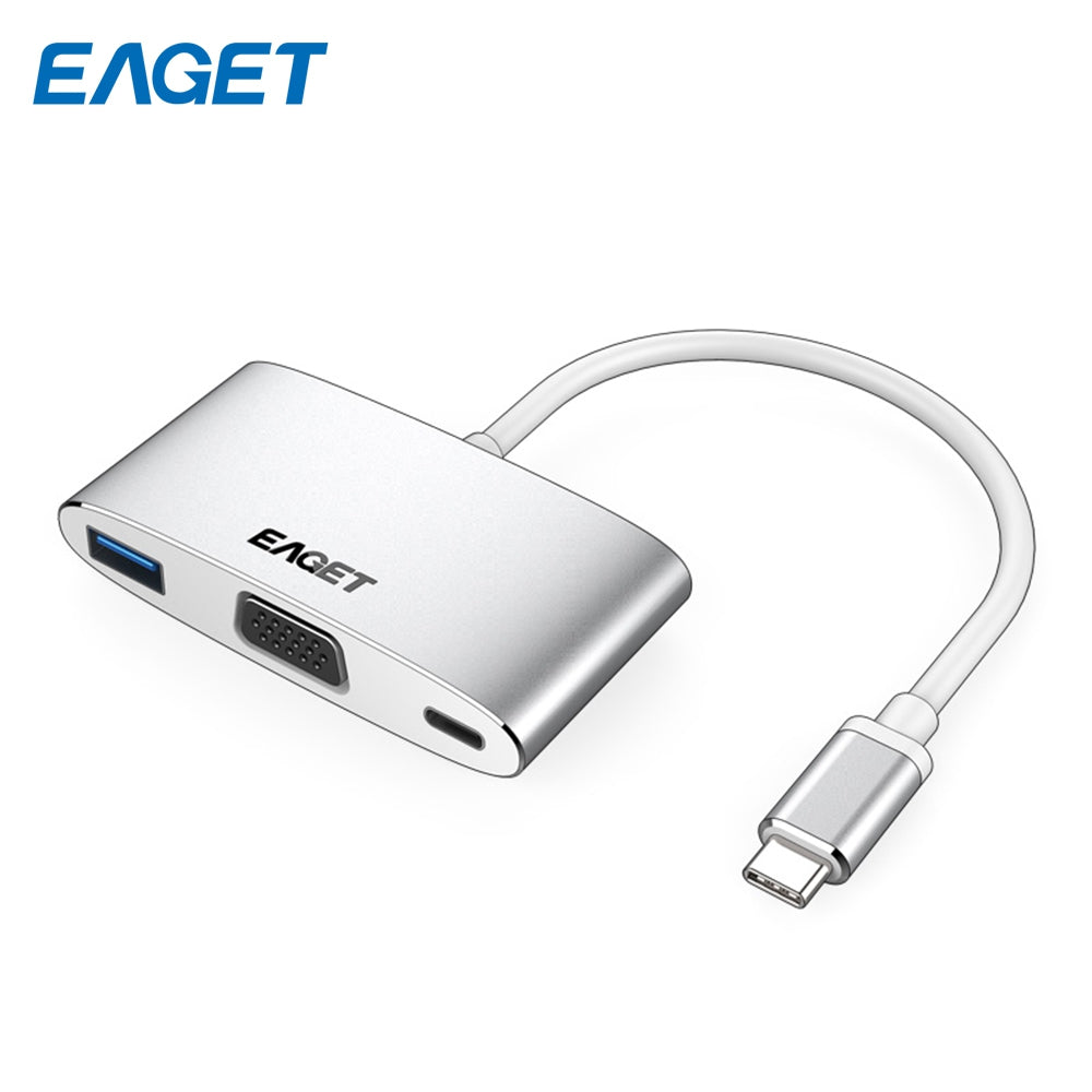 EAGET CH12 Type-C to VGA Adapter - Thumbnail 5