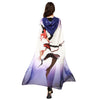 Chiffon Halloween Witch Element Festival Hooded Cape