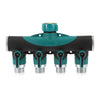 4 Way Hose Connector Garden Faucet Valve Splitter