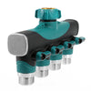 4 Way Hose Connector Garden Faucet Valve Splitter