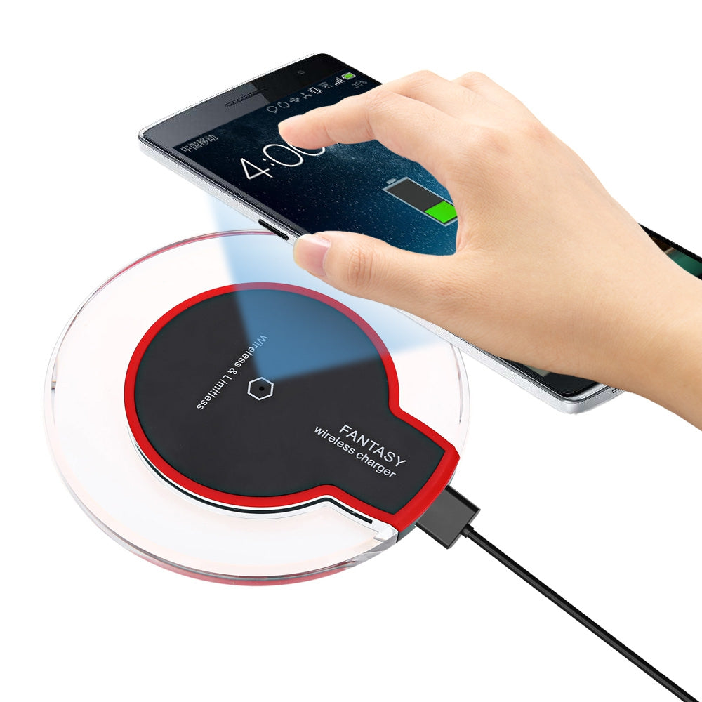 Enabled Devices Transparent Border Wireless Charger Phone Mount Charging Pad