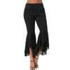Tier Chiffon Flounce Flare Pants