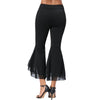 Tier Chiffon Flounce Flare Pants