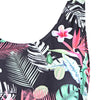 Tropical Leaf Floral Print Plus Size Tankini Set